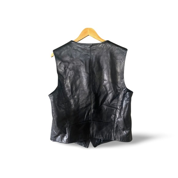Danier Black Leather Vest - Picture 2 of 5